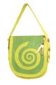Rahmentrommeltasche Filz oval hellgrün-dunkelgrün, 45 cm/49 cm  kaufen München, Filz-Tasche, buy handmade felt bag for 17,5