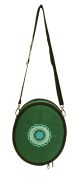 Sansula-Tasche Deluxe Mandala dunkelgrün kaufen München, Sansulatasche kaufen München, Tasche für Daumenklavier kaufen, buy Hard-Cover Sansula Case kaufen, professionelle Sansula-Box, Hard-Cover Hülle für Sansula kaufen, Sansula-Tasche Deluxe Mandala dunk