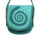 Rahmentrommel-Tasche aus Filz oval, petrol-türkis, 33 cm kaufen München, Filz-Rahmentrommeltasche kaufen BRD, buy felt bag for 12,5
