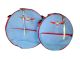 Rahmentrommel-Tasche Deluxe türkis - roter Adler, 49 cm kaufen München, Schamanentrommel-Tasche kaufen BRD, buy drum case for 18