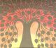Bild Grauer Baum des Lebens im Regenbogen 60x50 cm, kaufen München, Baum des Lebens in dot-paint-Art Bild kaufen, Bild in Aboriginal Art, Bild - abstrakte Malerei: Grauer Baum des Lebens im Regenbogen, Bild in dot-paint Baum des Lebens, 60x50 cm