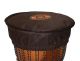 Djembe-Top Deluxe Mandala braun, 46 cm kaufen München, Djembe-Schoner kaufen BRD, Djembe-Hut Bayern kaufen, Djembe-Schutz kaufen Erding, Djembe-Haube, buy drum cover for 17,7