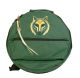 Rahmentrommel-Rucksack Deluxe dunkelgrün Wolf mit dunklen Augen, 49 cm kaufen München, Rahmen-Trommel-Rucksack kaufen Bayern, buy backpack drum case for 18,5