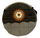 Rahmentrommel-Tasche NC Dark Smoke, 47 cm - gelbe Sonne kaufen München, Indianer-Trommel-Tasche kaufen Erding, Schamanentrommel-Tasche kaufen Bayern, sac de tambour de cadre, borsa di tambour, buy bag for 18