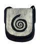 Rahmentrommel-Tasche aus Filz, schwarz-hellgrau, 42 cm kaufen München, buy drum case - handmade from felt for 15,7