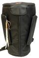 Djembe-Rucksack, Trommel-Rucksack, Trommel-Tasche, Trommelrucksack, Trommeltasche, Djembe-Tasche, Djembetasche, Tasche für Bougarabou,  Djembe-Rucksack, Tasche für Djembe - Djembe-Tasche Deluxe in schwarz - Fraontansicht