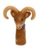 Filz-Fingerpuppe Widder kaufen München, Steinbock aus Filz kaufen Bayern, Handgemachte FingerpuppeWidder kaufen BRD, glove puppet: ram - handmade of felt, natürliches Kinder-Spielzeug aus Filz, Filz-Finger-Puppe Widder, Filzfingerpuppe Widder