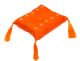 Klangschalen-Kissen orange 16x16x5 cm, quadratisch kaufen München, Klang-Schalen-Zubehör Erding, Klangschalenkissen kaufen Bayern,  Klangschalen Unterlage kaufen, Klangschalen-Kissen orange 16 x 16 cm kaufen