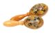 Mini-Maracas Eidechse auf gelbem Grund kaufen München, Maraca kaufen Bayern, Baby-Rassel kaufen Erding, Holzrasseln, Rumba-Rassel, Holz-Maraca,  bemalte kleine Holzrassel - Mini-Maraka Eidechse auf gelbem Grund