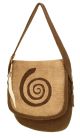 Rahmentrommeltasche Filz, braun-beige, 42 cm kaufen München, buy handmade bag from felt for 15,7