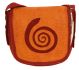 Rahmentrommeltasche Filz rot-orange, 42 cm kaufen München, buy handmade bag from felt for 15,7