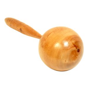 Runde, Holz-Rassel kaufen München, Maracas kaufen München, Holz-Rassel, Rassel, Holzrassel kaufen Bayern, Holzrassel, Holz-Maracas, Maraca kaufen Bayern, lasierte, runde, Holz-Rassel - natur