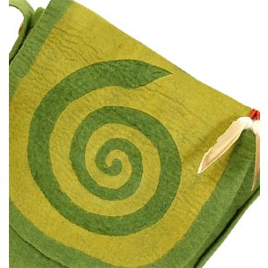 Rahmentrommel-Tasche Filz, moosgrün-oliv, 39 cm kaufen München, buy felt bag for shaman drum 15