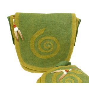 Rahmentrommel-Tasche aus Filz, weinrot-rosé, 46 cm kaufen München, Filztasche kaufen Bayern, buy handmade felt bag for  17