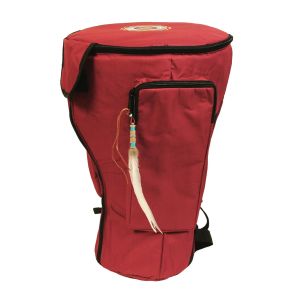 Profi Djembe-Rucksack Deluxe Mandala FZ-S rot, 56 cm kaufen München, Trommel-Rucksack kaufen Bayern, Djembetasche kaufen BRD, buy drum case for djembe height 21,6