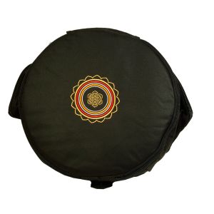 Djembe-Tasche Deluxe Mandala golden FZ-G schwarz, 66 cm kaufen München, Trommel-Rucksack kaufen Erding, Trommel-Tasche kaufen Bayern, Djembe-Sack kaufen BRD, buy drum case for 26