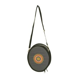Sansula-Tasche CP silbergrau, Mandala kaufen München, professionelle Sansulatasche kaufen München, Tasche für Daumenklavier kaufen, buy hard cover case for Sansula, Carbonfaser Hülle für Sansula kaufen, Sansula-Tasche Cotton-Pur silbergrau Mandala