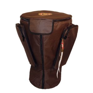 Djembe-Tasche Deluxe braun Mandala golden FZ-S, 66 cm kaufen München, Trommel-Rucksack kaufen Erding, Trommel-Tasche kaufen Bayern, Djembe-Sack kaufen Deutschland, buy drum case for 25,6