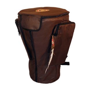 Djembe-Tasche Deluxe braun Mandala golden FZ-G, 62 cm kaufen München, Trommel-Rucksack kaufen Erding, Trommel-Tasche kaufen Bayern, Djembe-Sack kaufen BRD, buy drum case for 24,5