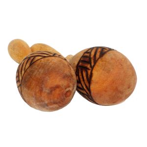 Mini Holz-Rassel mit Branddekor (10 cm) für das Baby kaufen München, Mini-Maraca kaufen Bayern, Baby-Rassel kaufen Erding, Mini- Holzrasseln,  Mini-Holz-Maraca, Mini Holzrassel mit Branddekor für das Baby - naturbelassen