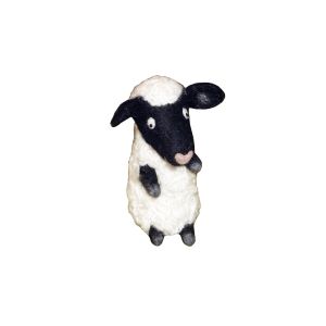 Filz-Fingerpuppe schwarzes Schaf kaufen München, schwarzes Schaf aus Filz, black sheep made of felt, natürliches Kinder-Spielzeug aus Filz, Filz-Finger-Puppe Schaf, Filz-Tier, Filzfingerpuppe schwarzes Schaf