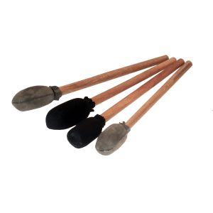 Rahmentrommel-Schlegel gedrechselt - grauer Kopf, 40 cm kaufen München, Rahmentrommel-Schlögel kaufen Bayern, buy 15,75