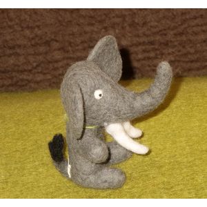 Filz-Fingerpuppe Elefant kaufen München, Filzfingerpuppe Elefant kaufen Bayern, glove puppet elephant made of felt, natürliches Kinder-Spielzeug aus Filz, Filz-Finger-Puppe Elefant