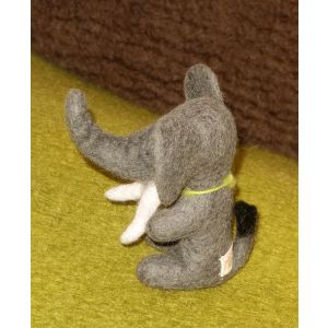 Filz-Fingerpuppe Elefant kaufen München, Filzfingerpuppe Elefant kaufen Bayern, glove puppet elephant made of felt, natürliches Kinder-Spielzeug aus Filz, Filz-Finger-Puppe Elefant