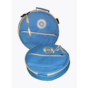 Rahmentrommel-Tasche Deluxe türkis, Mandala, 49 cm kaufen München, Schamanentrommel-Tasche kaufen BRD, buy drum case for 19,5