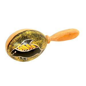 Rassel kaufen München, Maracas kaufen München, Holz-Rassel, Rasseln, Holzrasseln,  Maracas, Marakas, Maraca, Rasseln, Maraka, Holz-rasel, Rassel-Ei, Maraka mit Fisch auf gelbem Grund