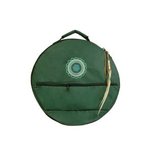Rahmentrommel-Rucksack Deluxe dunkelgrün, Mandala - 59 cm kaufen München, Rahmentrommel-Tasche kaufen, buy 23,5