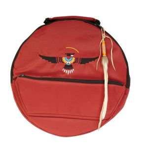 Rahmentrommel-Rucksack Deluxe rot, schwarzer Adler 54 cm kaufen München, Rahmentrommelrucksack kaufen Erding, buy 20,5