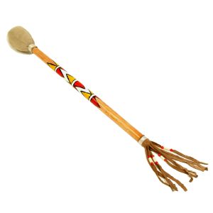 Rahmentrommel-Schlegel, Indian-weiß mit weßem Faden kaufen München, Rahmentrommel-Klöppel kaufen BRD, Rahmentrommelschlägel kaufen Bayern, buy drum stick for shamanic frame drum - indian style, Trommelschlegel Indian-weiß für schamanisches Arbeiten