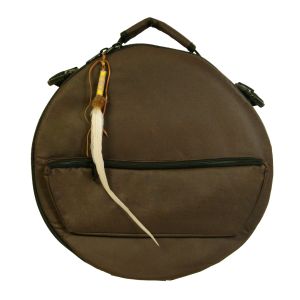 Rahmentrommel-Tasche Deluxe braun NL, 41 cm kaufen München, Rahmentrommeltasche kaufen  Bayern, buy brown drum case for 15,35