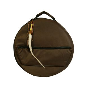 Frontansicht: Rahmentrommel-Tasche Deluxe in Braun 59 cm ohne Logo kaufen München, buy brown drum case for 23