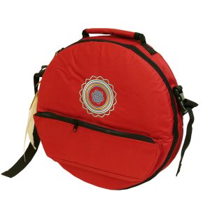 Rahmentrommel-Tasche Deluxe rot, türkises Mandala - 41 cm kaufen München, buy drum case for 15,3