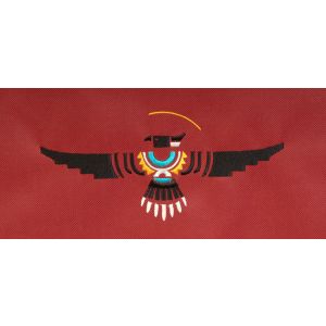Rahmentrommel-Tasche Deluxe Adler rot, 59 cm kaufen München, Indianer-Trommel-Tasche kaufen BRD, Rahmentrommel-Tasche kaufen Bayern, Schamanentrommel-Tasche kaufen BRD, buy drum case for 22,5