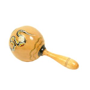 Medium Kalebasse mit Schlange, Spirale und gelber Banderole kaufen München, Kokosrassel für schamanische Arbeit kaufen Bayern, Kalebasse-Shaker kaufen Erding, Maraca, Rumba-Rassel kaufen BRD, Rattle, Kokos-Rassel mit Schlange, Spirale und gelber Banderole