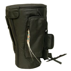 Djembe-Rucksack Deluxe FZ-S schwarz, 50 cm kaufen München, Profi Trommeltasche kaufen Bayern, Professionelle Djembe-Tasche kaufen Bayern, buy drum case for 19,5